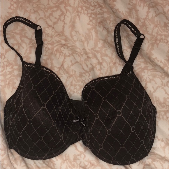 Ebony “graphite” Chantelle Lingerie Bra - Picture 1 of 6